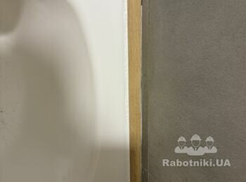 Заміну герметику та силікону стик ванна плитка