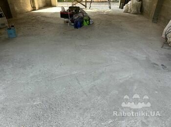 Облаштування бетонного полу у гаражі