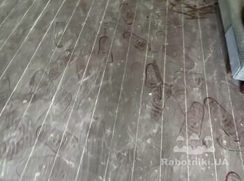Укладання Osb плити на стару дерев'яну підлогу приблизно 30 м/кв