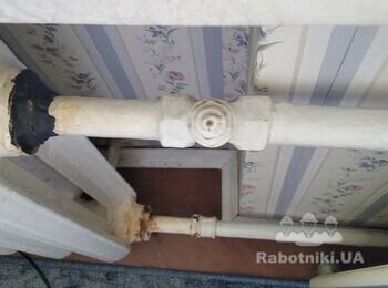 Замена чугунных радиаторов на биметаллические 2шт