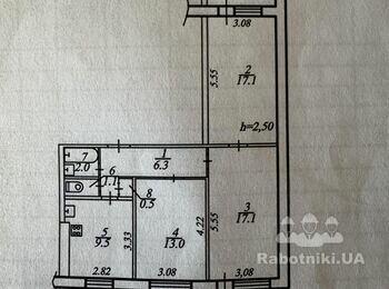 Замена электро-проводки в 3-к квартире 70 кв.м.