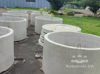 Влаштування 3-х септиків з бетонних кілець