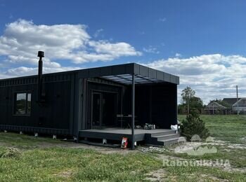Декорування будинку гобіонами
