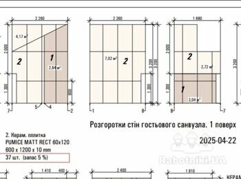 Плитка санвузли.