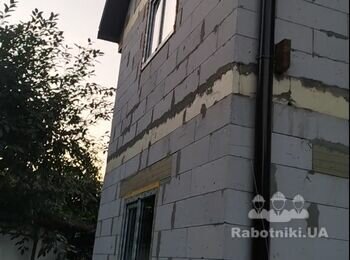 Утеплення будинку пінопластом