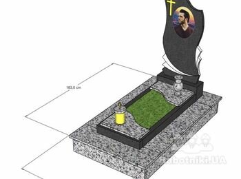 Заливка фундамента под памятник и установка самого же памятника