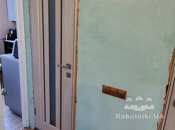 Установка наличников на двери