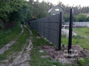 Потрібно зробити розпашні ворота та хвіртку.