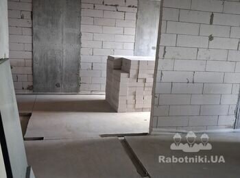 Мурування перестінків в квартирі.