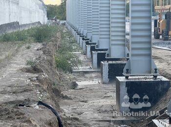 Монолітні роботи. Обєми більше 200 м3