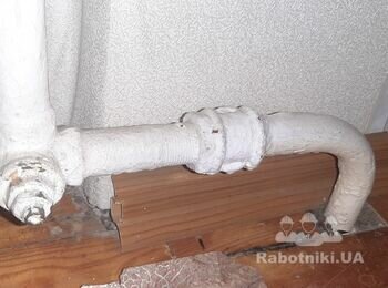 Замена кранов для радиатора, установка радиатора