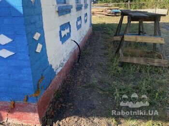 Зробити відмостку 45 м, тротуарна плитка 15 м2