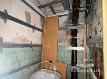 Обшити гіпсокартоном 50кв.м. комерція.