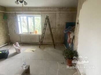 Ремонт в 2-х кімнатній квартирі без стелі
