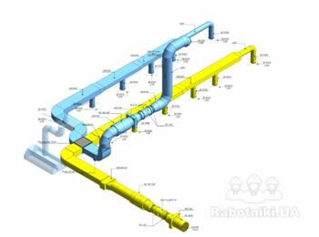 Монтаж припливно-витяжної системи вентиляції