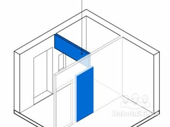 Перенесення дверного отвору згідно плану монтажу