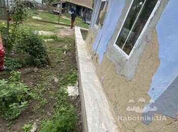 Кладка газоблоку 30, армопояс, монтаж даху 2-х скатного