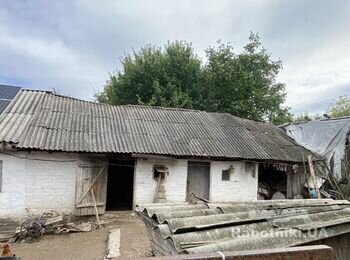 Демонтаж, монтаж 2-х скатного даху з профлисту на сараї 5х10