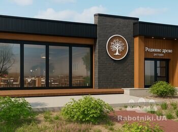 Ветфасад монтаж с утепленням HPL, керамограніт