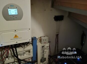 Диагностика подключения инвертора с аккумуляторами и панелями.