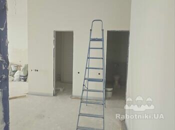 Покраска +шліфока + фініш шпаклівка