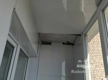 Ремонт балкона.