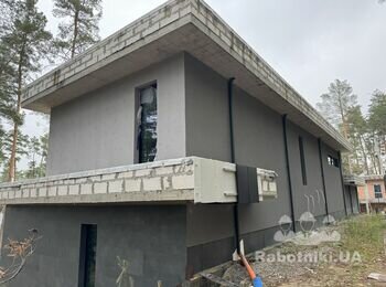 Монтаж вент фасаду на металеві касети з підшивкою +-130м.п.