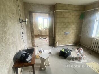Ремонт в 2-х кімнатній квартирі без стелі