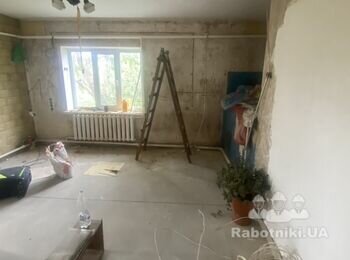 Ремонт в 2-х кімнатній квартирі без стелі