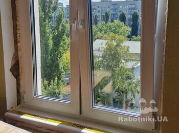 Встановлення укосів на вікна псіля встановлення пластикових вікон