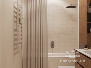 Укладання плитки по проекту в санвузлах