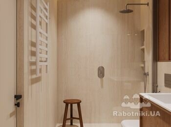 Укладання плитки по проекту в санвузлах