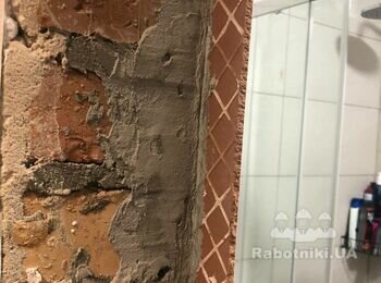 Обрезка плитки,установка електросушки для полотенец