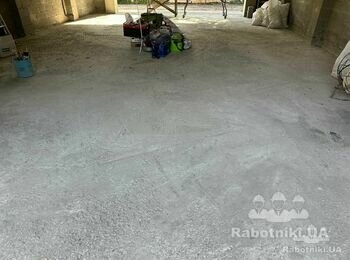 Облаштування бетонної підлоги у гаражі