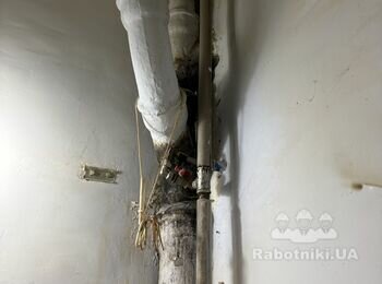 Заміна стояка каналізації і води