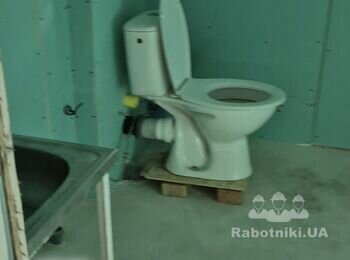 Укладка плитки санузел 5 кв м + веранда 8 кв м+ тёплый пол