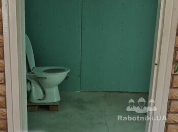 Укладка плитки санузел 5 кв м + веранда 8 кв м+ тёплый пол