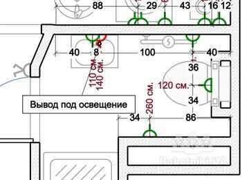 Плитка в 2 санузлах для 2 смартов