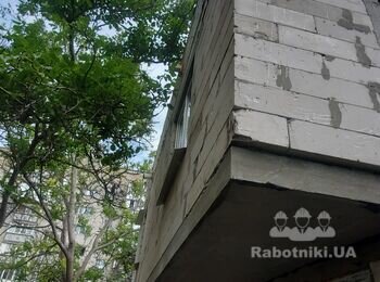 Вентельований фасад 50кв.м. Утеплення 2 поверху пенопластом 250кв.м.
