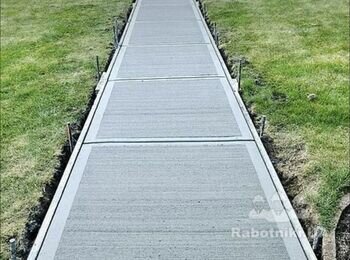 Виготовлення бетонних садових доріжок