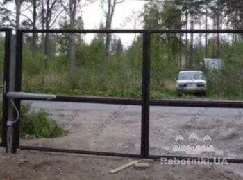Монтаж воріт розпашних готових і хвіртки