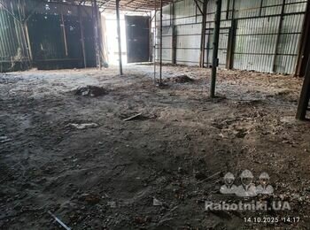 Улаштування армованої стяжки механічним способом 142 м.кв.