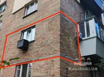 Утеплення стін квартири зовні Київ 39м2