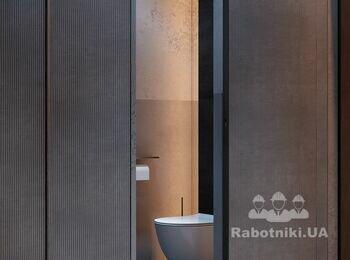 Отделка банкетного зала 300м2 ( штукатурка, плитка , сантехника )