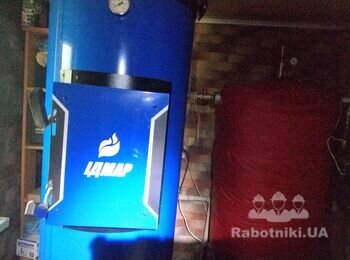 Підключення дровяного котла