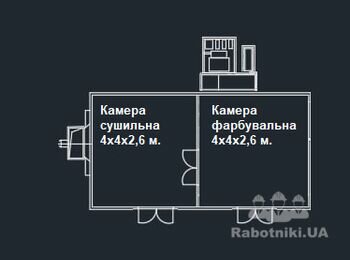 Монтаж АСПГ (автоматичної системи пожежогасіння)у фарбувальній камері