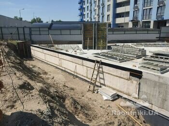 Гідроізоляція вертикальних конструкцій стін підвалу та паркінгу