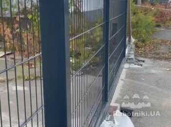 Монтаж паркану в області
