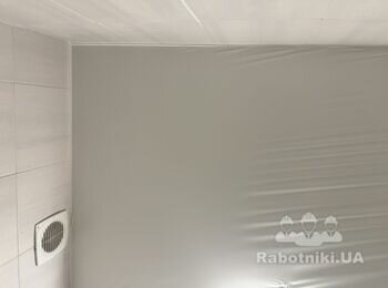 Натяжна стеля у ванну кімнату 6-7м/2