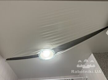 Натяжна стеля у ванну кімнату 6-7м/2